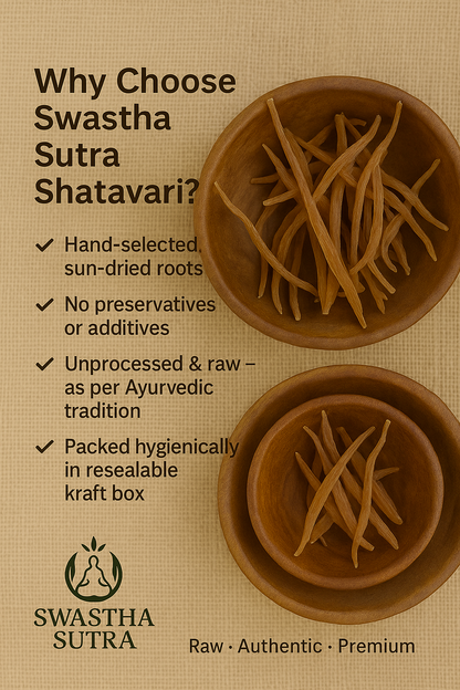 Shatavari Yellow – Ayurvedic Root for Hormonal Balance & Reproductive Health (100g)