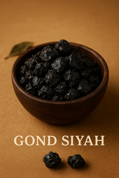 Gond Siyah – Ayurvedic Black Resin for Joint Strength & Pain Relief (100g)