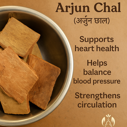 Arjuna Chal – Ayurvedic Bark for Heart Health & Stress Relief (250g)