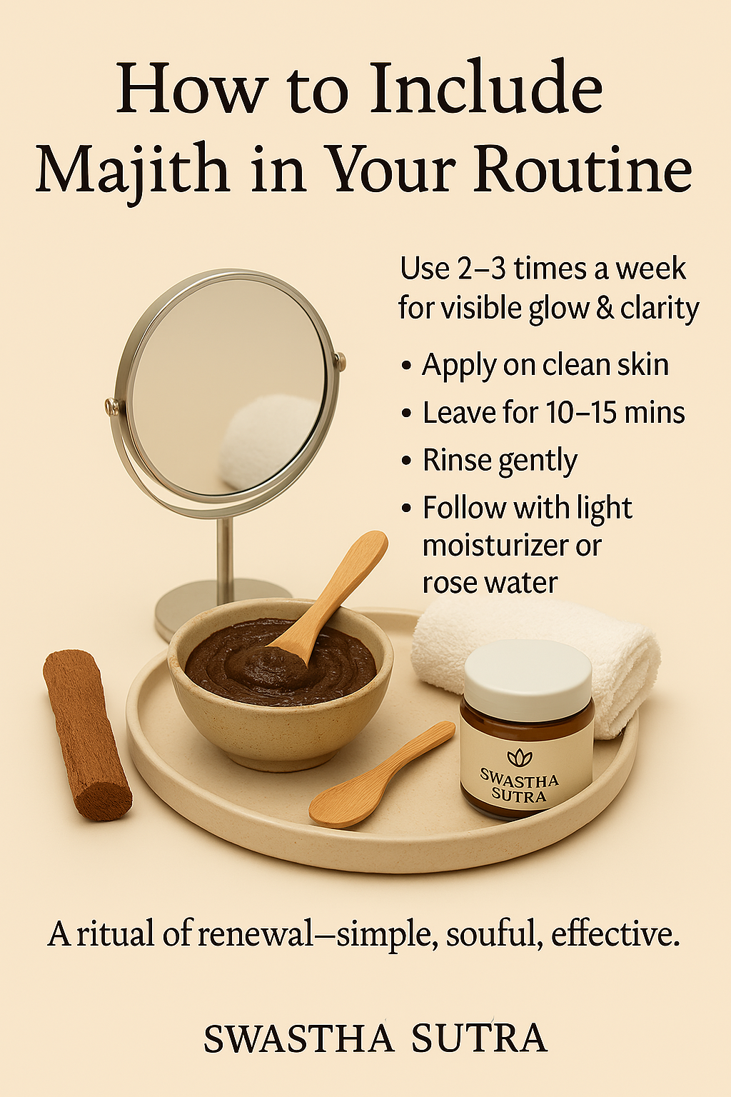 Manjistha Root – Ayurvedic Herb for Skin Glow & Blood Detox (100g)