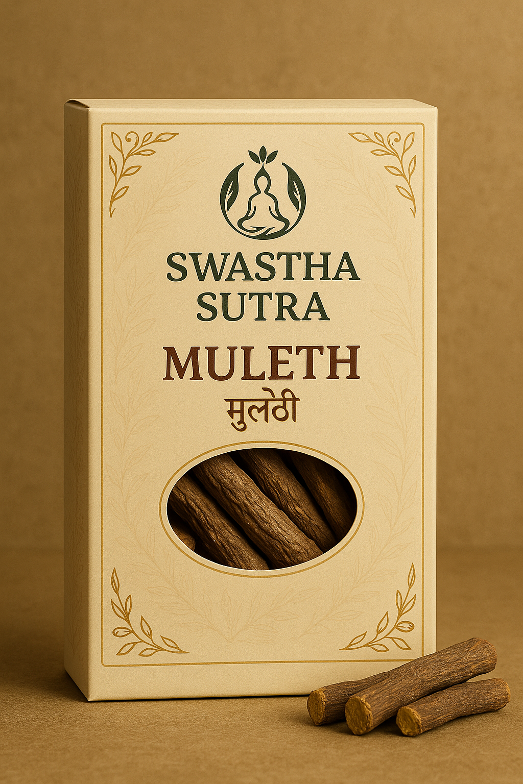 Mulethi Root – Ayurvedic Herb for Cough, Digestion & Immunity (100g)