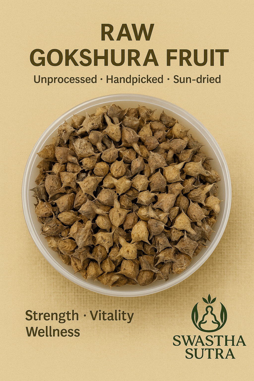 Gokshura – Ayurvedic Herb for Strength, Stamina & Kidney Health (50g)