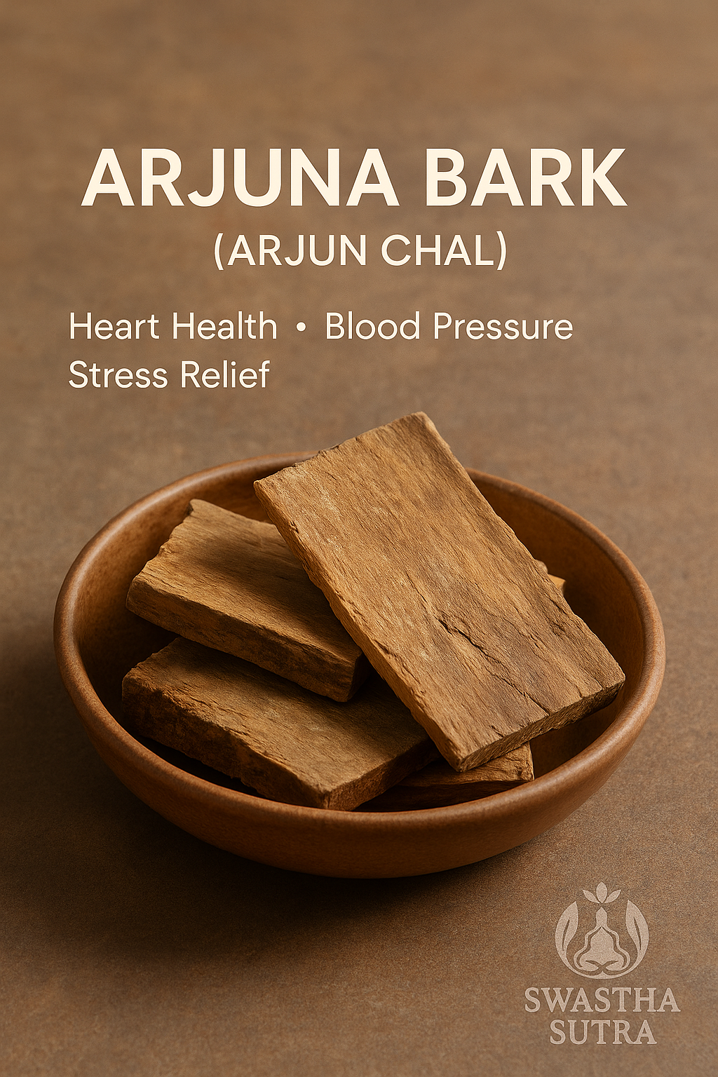 Arjuna Chal – Ayurvedic Bark for Heart Health & Stress Relief (250g)