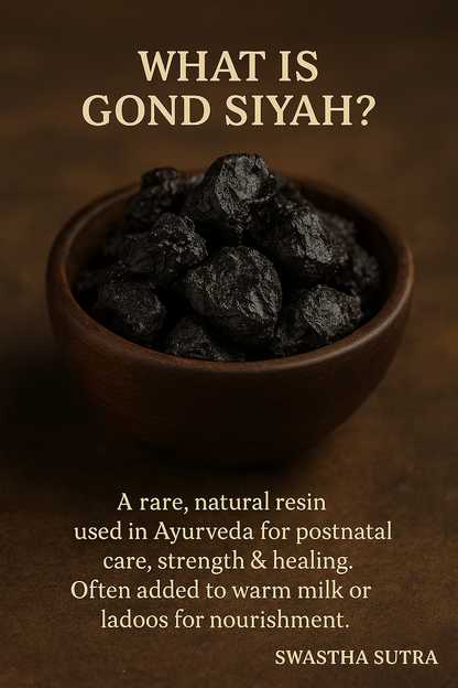 Gond Siyah – Ayurvedic Black Resin for Joint Strength & Pain Relief (100g)