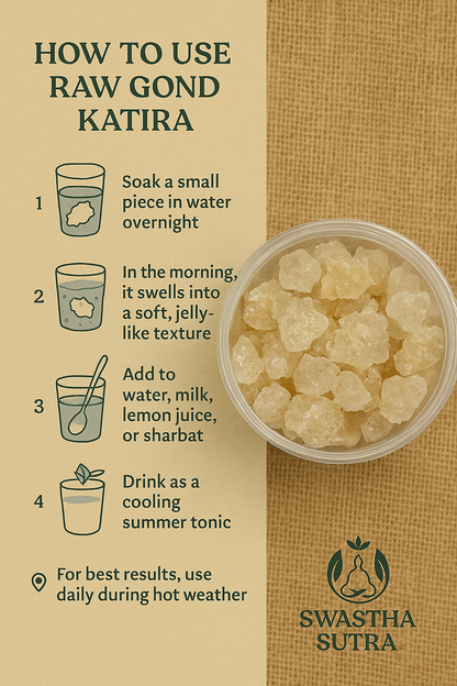 Gond Katira – Natural Cooling Resin for Joints, Digestion & Skin (100g)