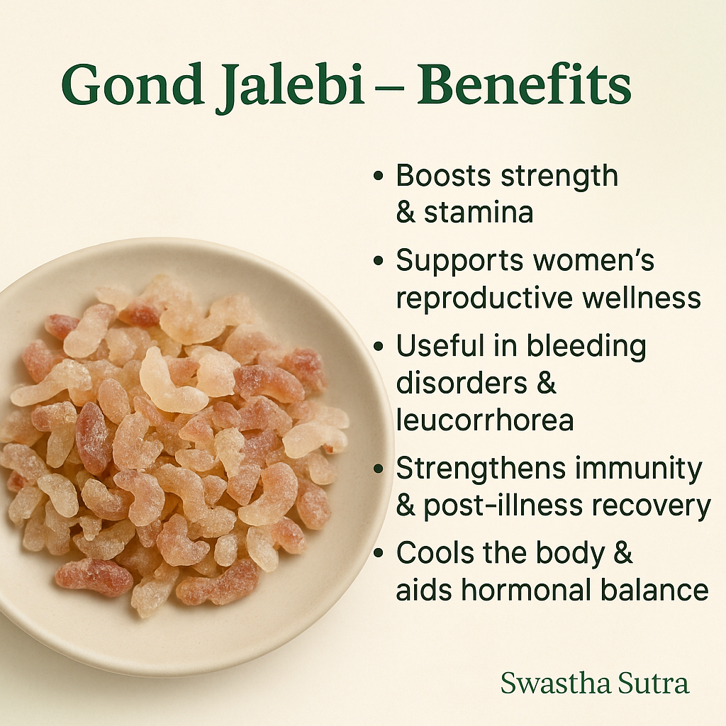 Gond Jalebi – Ayurvedic Resin for Strength & Nerve Support (10g)