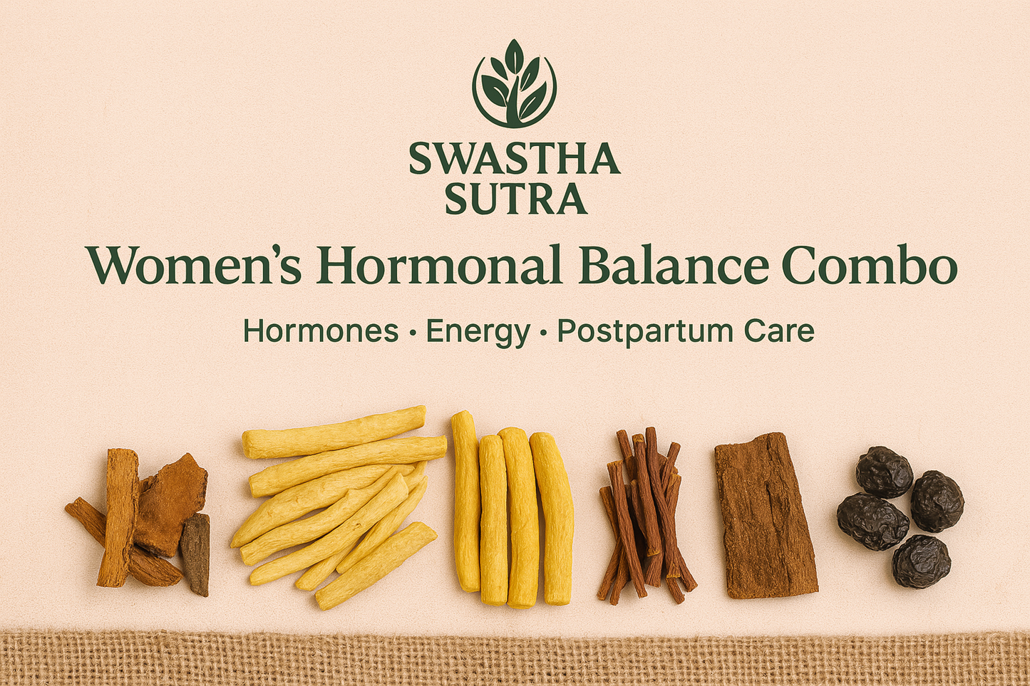Women’s Hormonal Balance Combo – Ayurvedic Support for Energy & Cycles (250g)