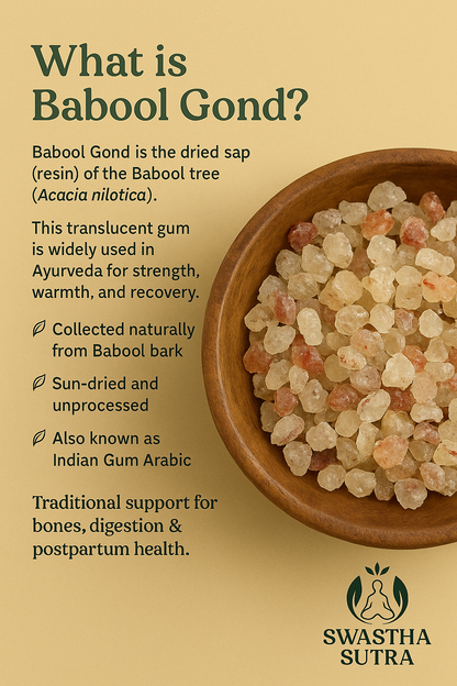 Babool Gond – Natural Ayurvedic Gum for Joints & Bone Strength (100g)