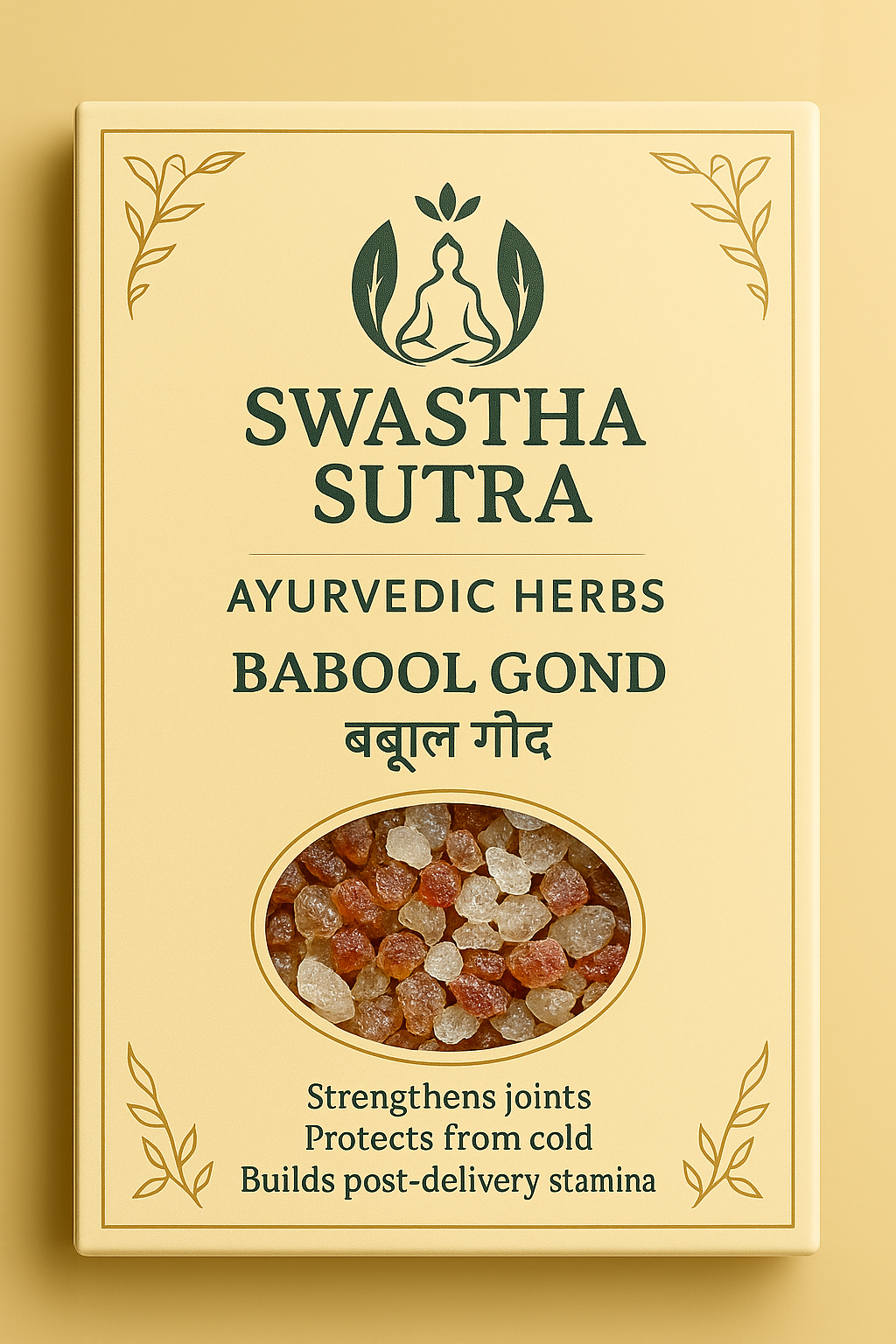 Babool Gond – Natural Ayurvedic Gum for Joints & Bone Strength (100g)