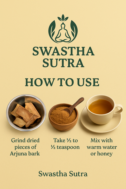 Arjuna Chal – Ayurvedic Bark for Heart Health & Stress Relief (250g)