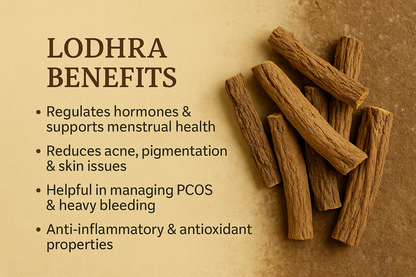 Lodhra Bark – Ayurvedic Herb for Hormonal Balance & Skin Health (100g)