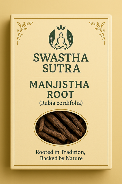 Manjistha Root – Ayurvedic Herb for Skin Glow & Blood Detox (100g)