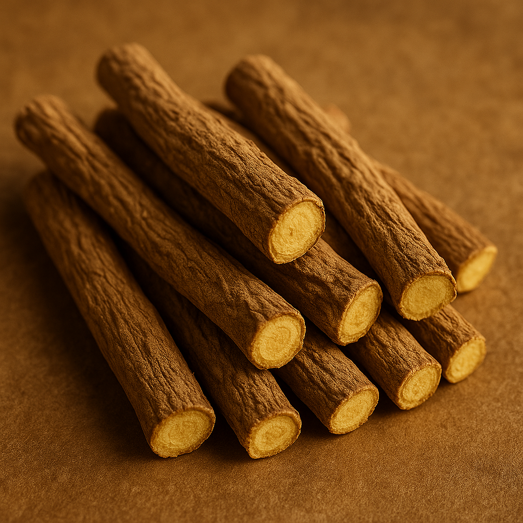 Mulethi Root – Ayurvedic Herb for Cough, Digestion & Immunity (100g)