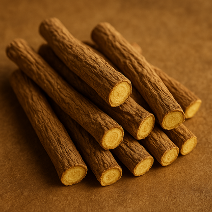 Mulethi Root – Ayurvedic Herb for Cough, Digestion & Immunity (100g)